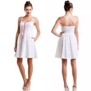 Lilly Pulitzer Alexi Resort White Clip Dot Dress